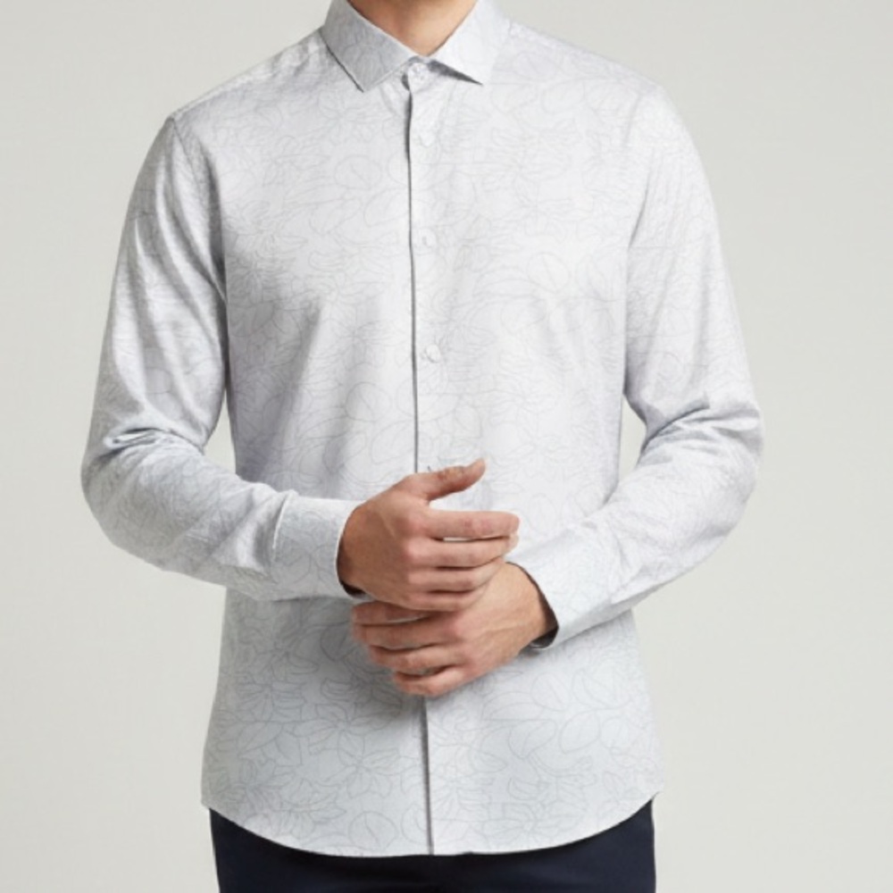 RW&CO Patterned Button Down Shirt